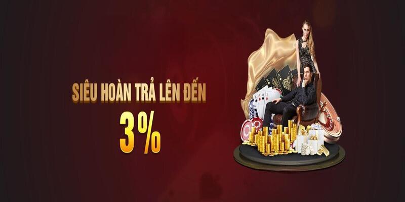 Nhà cái triển khai nhiều chương trình hoàn trả cao lên tới 3%